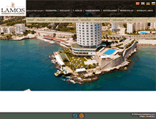Tablet Screenshot of hotellamos.com